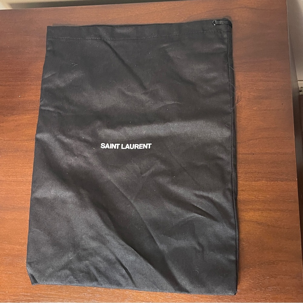 Saint Lauren Black Dust Bag 13x10